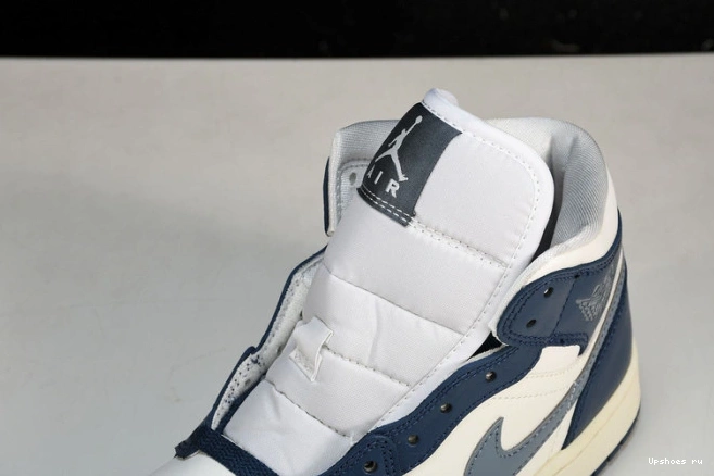 Air Mid Jordan 1  Blue BQ6472-414  French 0316